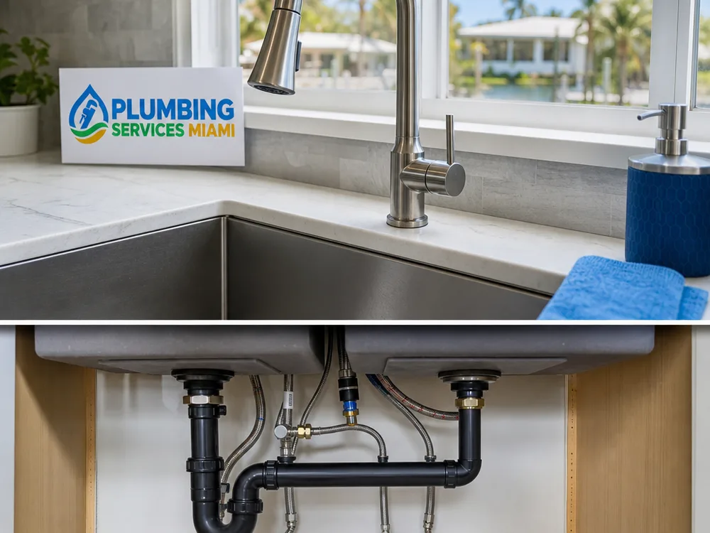 New kitchen faucet with secure connections and a clean under-sink layout